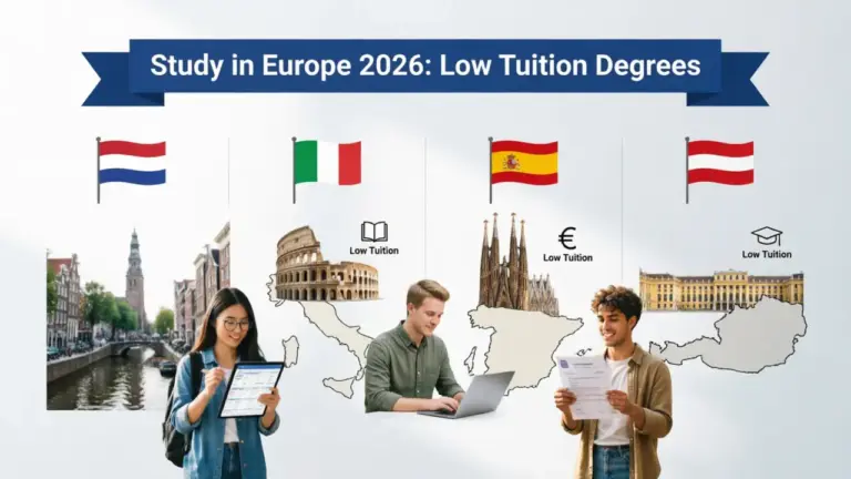 Study in Europe 2026: Low Tuition Degrees in Netherlands, Italy, Spain & Austria - StudyIn-AUS Guide