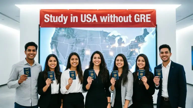 Study in USA without GRE: Master's Programs and F-1 Visa Interview Tips for Pakistanis - StudyIn-AUS Guide