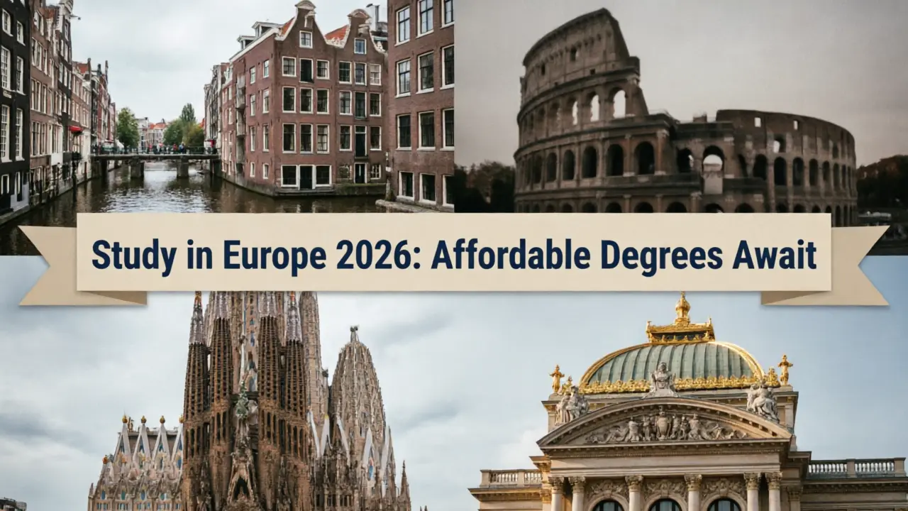 Study in Europe 2026: Low Tuition Degrees in Netherlands, Italy, Spain & Austria - StudyIn-AUS Guide