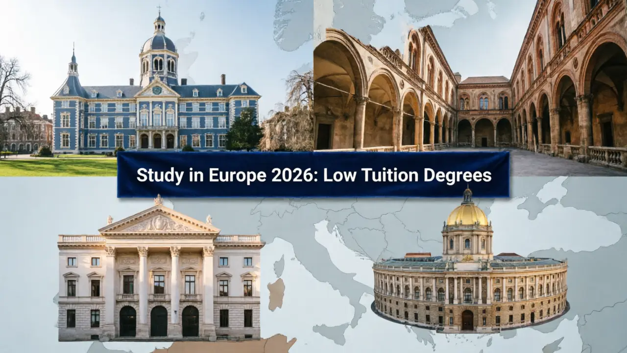 Study in Europe 2026: Low Tuition Degrees in Netherlands, Italy, Spain & Austria - StudyIn-AUS Guide