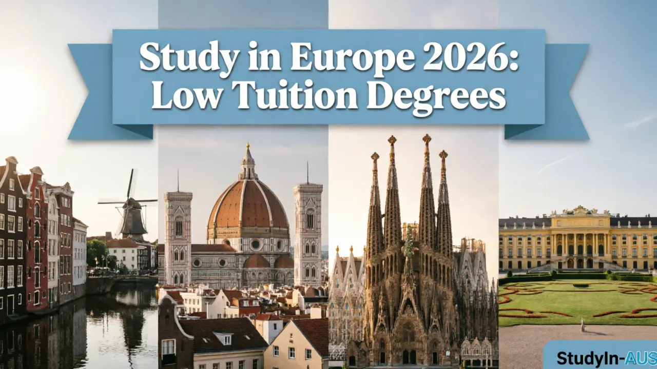 Study in Europe 2026: Low Tuition Degrees in Netherlands, Italy, Spain & Austria - StudyIn-AUS Guide