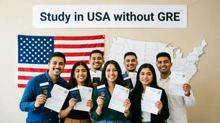 Study in USA without GRE: Master's Programs and F-1 Visa Interview Tips for Pakistanis - StudyIn-AUS Guide