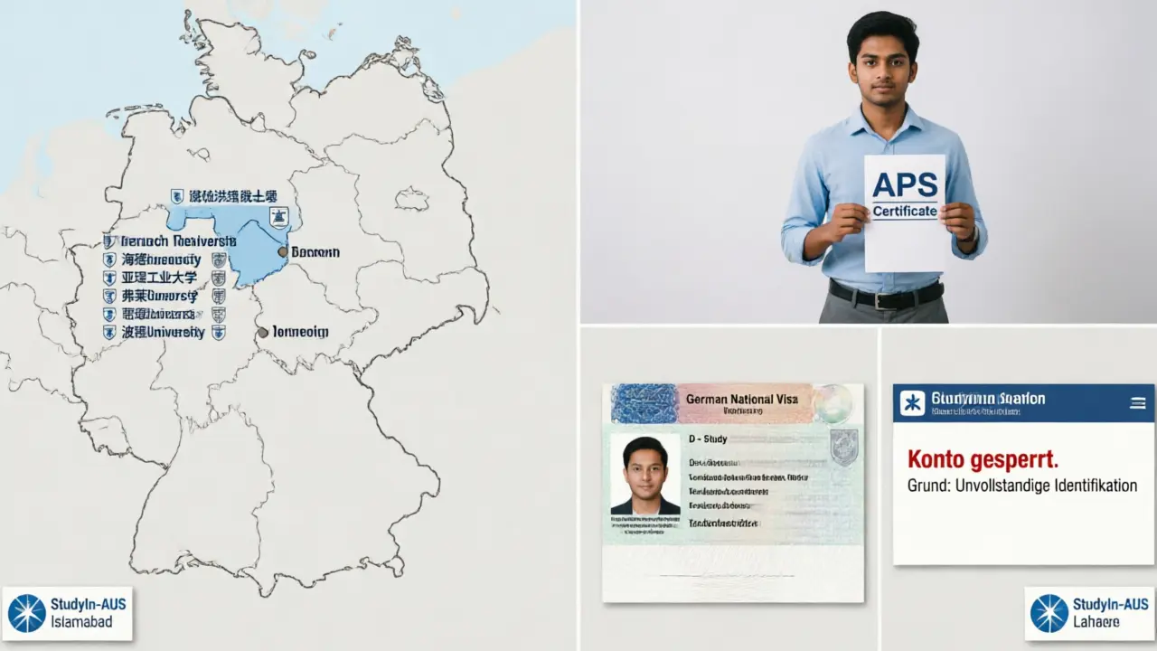 Germany Tuition-Free Universities for Pakistani Students: APS Verification & Blocked Account - StudyIn-AUS Guide