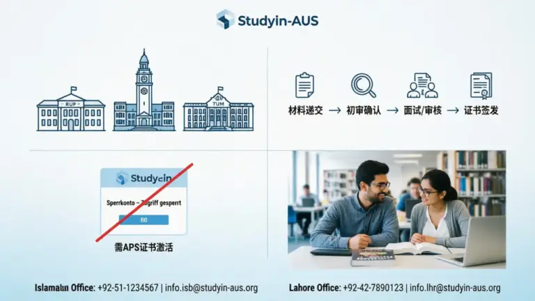 Germany Tuition-Free Universities for Pakistani Students: APS Verification & Blocked Account - StudyIn-AUS Guide